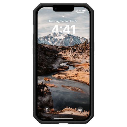Противоударный чехол UAG Biodegradable Outback Series Black для iPhone 14  (114072114040)