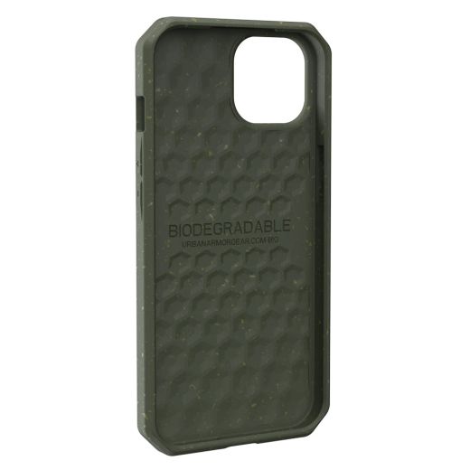 Протиударний чохол UAG Biodegradable Outback Series Olive для iPhone 14  (114072117272)