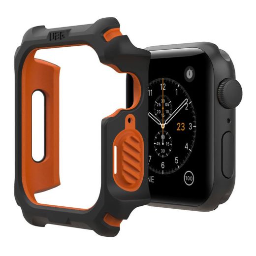 Чохол UAG Case Black | Orange для Apple Watch 44 mm (19148G114097)