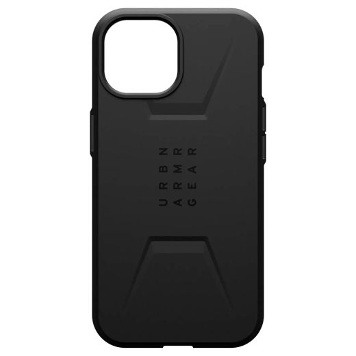 Противоударный чехол UAG Civilian with MagSafe Black для iPhone 15 (114287114040)