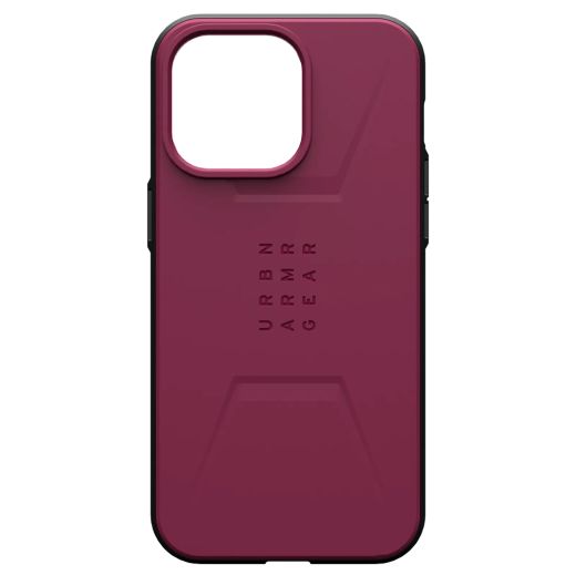 Противоударный чехол UAG Civilian with MagSafe Bordeaux для iPhone 15 Pro Max (114295119049)