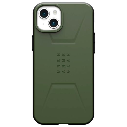 Противоударный чехол UAG Civilian with MagSafe Olive Drab для iPhone 15 Plus (114306117272)