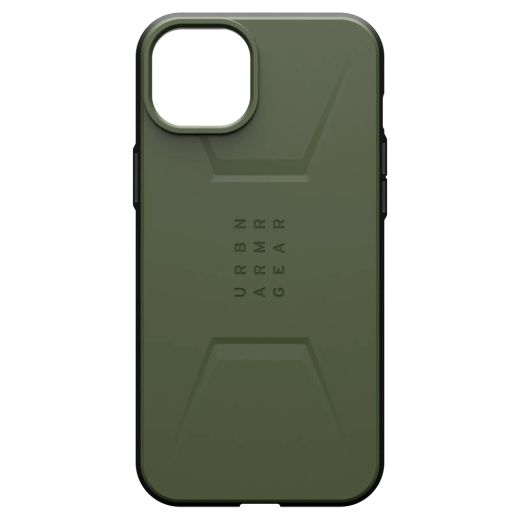 Протиударний чохол UAG Civilian with MagSafe Olive Drab для iPhone 15 Plus (114306117272)