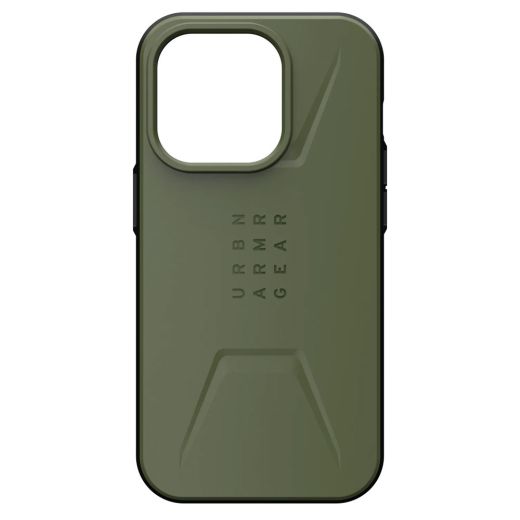 Протиударний чохол UAG Civilian with MagSafe Olive для iPhone 14 Pro (114038117272)
