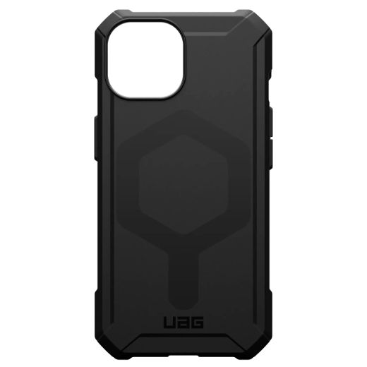 Противоударный чехол UAG Essential Armor with MagSafe Black для iPhone 15 (114288114040)