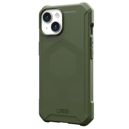 Противоударный чехол UAG Essential Armor with MagSafe Olive Drab для iPhone 15 (114288117272)