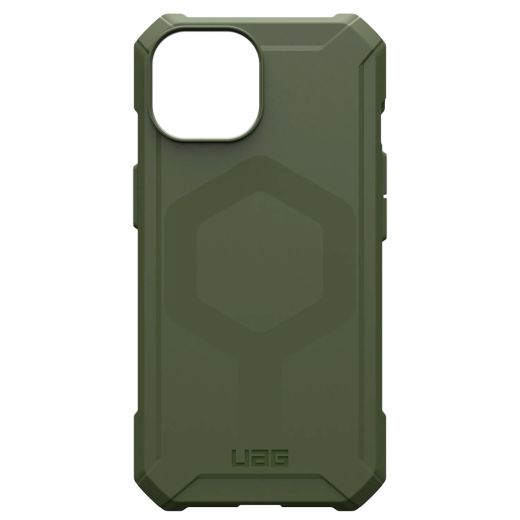 Противоударный чехол UAG Essential Armor with MagSafe Olive Drab для iPhone 15 (114288117272)
