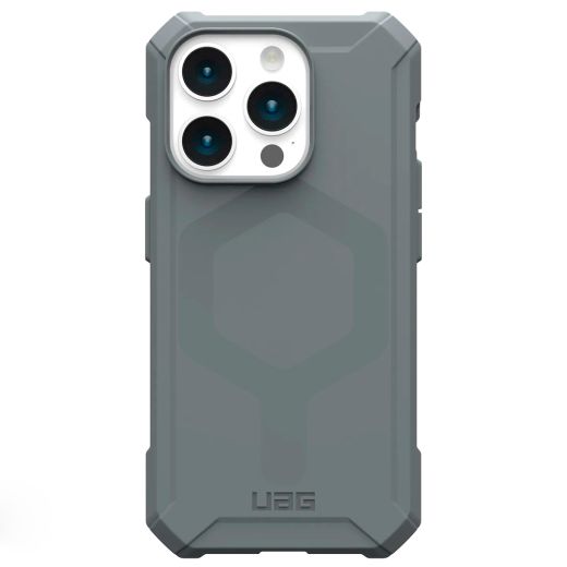 Протиударний чохол UAG Essential Armor with MagSafe Silver для iPhone 15 Pro (114276113333)