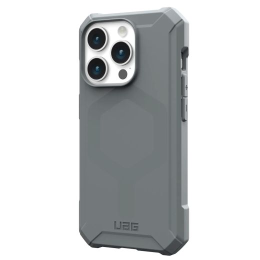 Противоударный чехол UAG Essential Armor with MagSafe Silver для iPhone 15 Pro (114276113333)