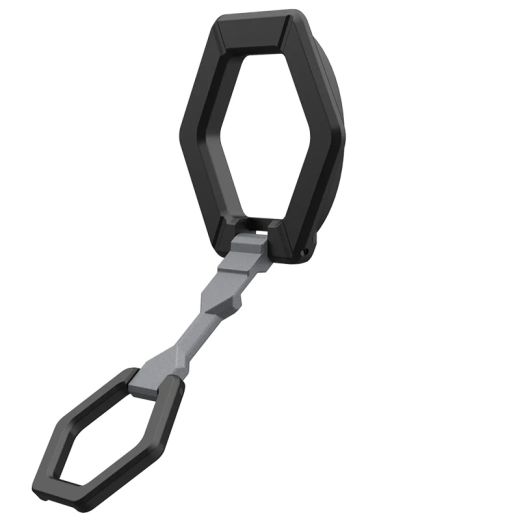 Магнітне кільце-підставка для телефону UAG Magnetic Ring Stand Black/Silver (9644431F4034)