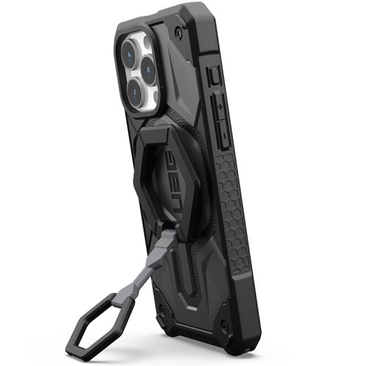 Магнітне кільце-підставка для телефону UAG Magnetic Ring Stand Black/Silver (9644431F4034)