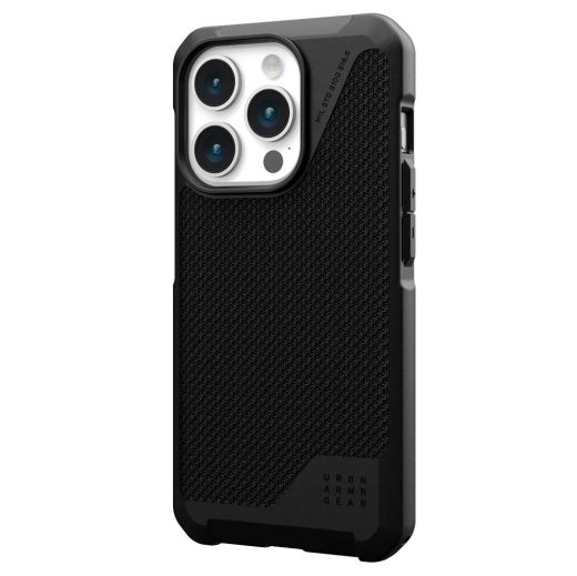 Протиударний чохол UAG Metropolis LT Kevlar Black with MagSafe для iPhone 15 Pro (114277113940)