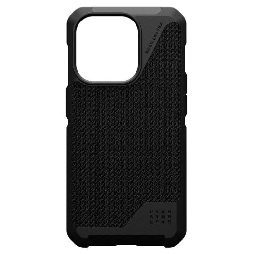 Противоударный чехол UAG Metropolis LT Kevlar Black with MagSafe для iPhone 15 Pro (114277113940)