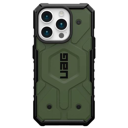 Противоударный чехол UAG Pathfinder with MagSafe Olive Drab для iPhone 15 Pro (114281117272)