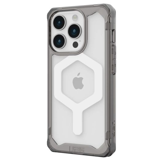 Противоударный чехол UAG Plyo with MagSafe Ash/White для iPhone 15 Pro (114286113141)