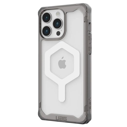 Противоударный чехол UAG Plyo with MagSafe Ash/White для iPhone 15 Pro Max (114305113141)