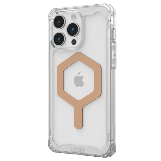 Противоударный чехол UAG Plyo with MagSafe Ice/Gold для iPhone 15 Pro Max (114305114381)