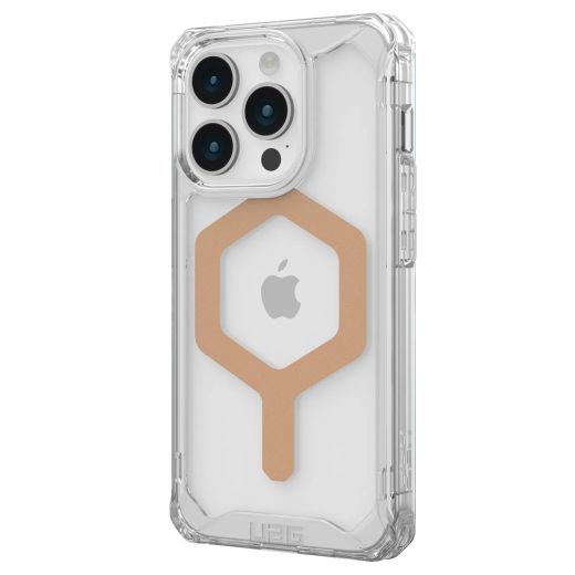 Противоударный чехол UAG Plyo with MagSafe Ice/Gold для iPhone 15 Pro (114286114381)
