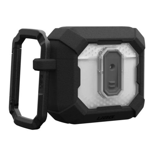 Чехол с карабином UAG Plasma with Active Noise Cancellation Black для AirPods 4 (2024) (104129114040)