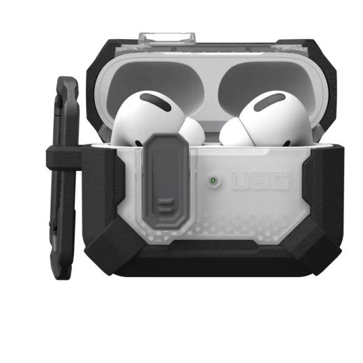 Чехол с карабином UAG Plasma Series Black для Airpods Pro 2 (2022) (104128114040)