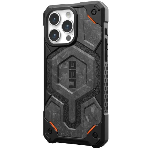 Протиударний чохол UAG Monarch Pro with MagSafe Forged Carbon для iPhone 15 Pro Max (114222114F42)