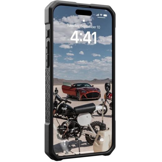 Протиударний чохол UAG Monarch Pro with MagSafe Forged Carbon для iPhone 15 Pro Max (114222114F42)