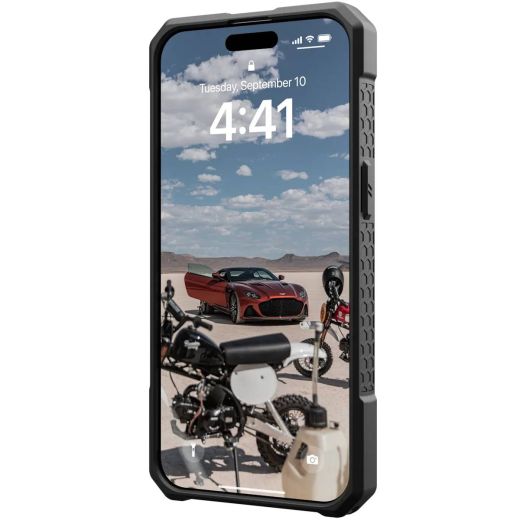 Протиударний чохол UAG Monarch Pro with MagSafe Forged Carbon для iPhone 15 Pro Max (114222114F42)