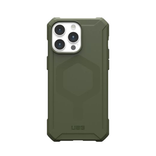 Протиударний чохол UAG Essential Armor with MagSafe Olive Drab для iPhone 15 Pro Max (114296117272)