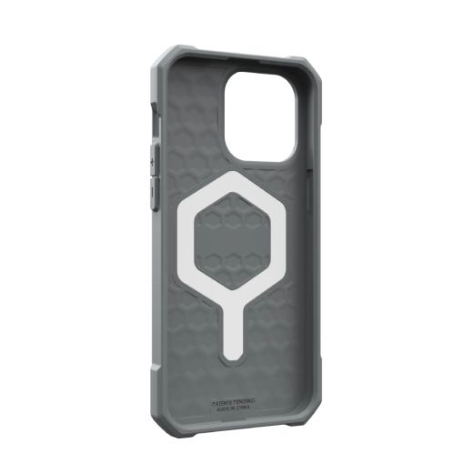 Противоударный чехол UAG Essential Armor with MagSafe Silver для iPhone 15 Pro Max (114296113333)
