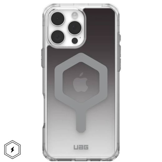 Противоударный чехол UAG Limited Edition Plyo Black/Clear Ombré для iPhone 16 Pro Max (11448111404G)