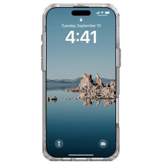 Противоударный чехол UAG Limited Edition Plyo Black/Clear Ombré для iPhone 16 Pro Max (11448111404G)