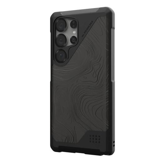 Противоударный чехол UAG Metropolis LT MagSafe Topography Black для Samsung Galaxy S25 Ultra (214470114062)
