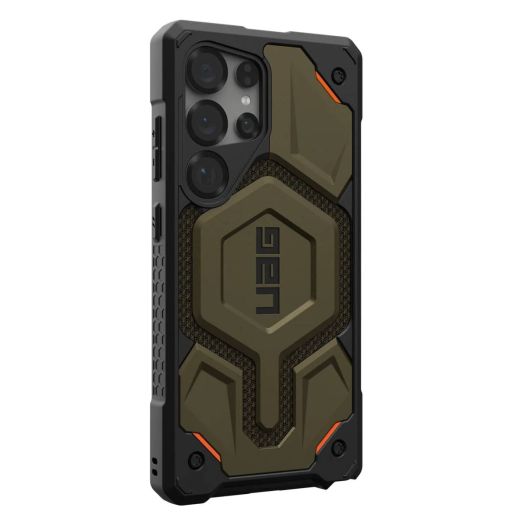 Противоударный чехол UAG Monarch Pro Kevlar Element Green для Samsung Galaxy S25 Ultra (21446111397B)