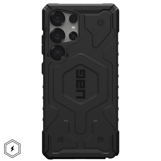 Противоударный чехол UAG Pathfinder Magsafe Black для Samsung Galaxy S25 Ultra (214476114040)