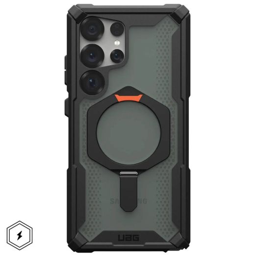 Противоударный чехол UAG Plasma XTE Magsafe Black/Orange для Samsung Galaxy S25 Ultra (214467114097)
