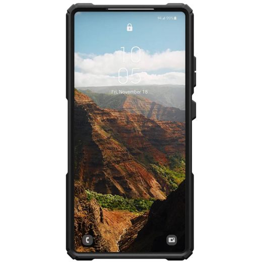 Противоударный чехол UAG Plasma XTE Magsafe Black/Orange для Samsung Galaxy S25 Ultra (214467114097)