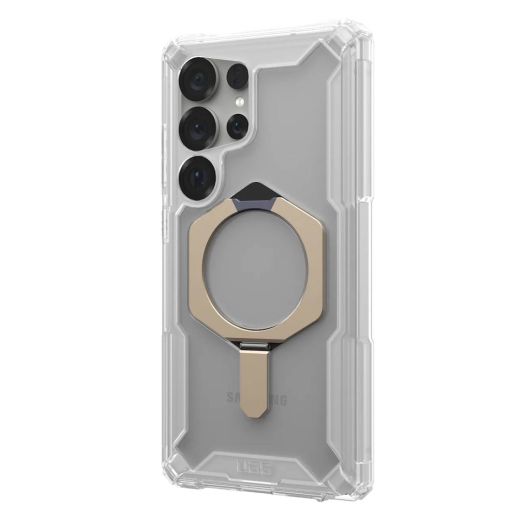 Противоударный чехол UAG Plasma XTE Magsafe Clear/Titanium для Samsung Galaxy S25 Ultra (214467114G36)