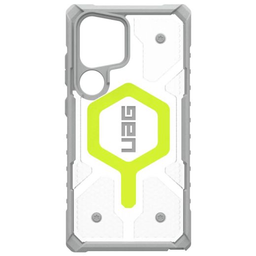 Противоударный чехол UAG Pathfinder Clear Active Neon для Samsung Galaxy S24 Ultra (214427118181)