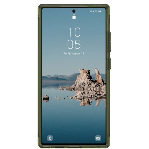 Противоударный чехол UAG Plyo Pro Ice/Olive для Samsung Galaxy S24 Ultra (214431114372)