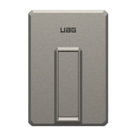 Повербанк с подставкой UAG SRGE Slim 5K Power Bank with Stand Titanium (9B4417113636)