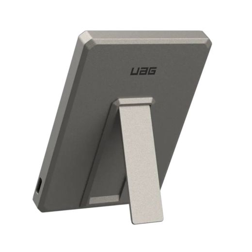 Повербанк с подставкой UAG SRGE Slim 5K Power Bank with Stand Titanium (9B4417113636)