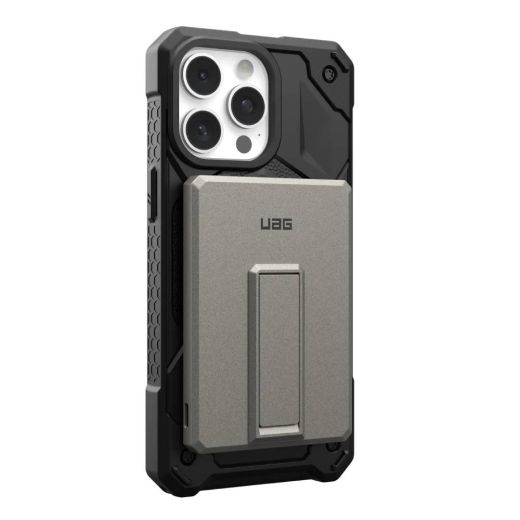 Повербанк с подставкой UAG SRGE Slim 5K Power Bank with Stand Titanium (9B4417113636)