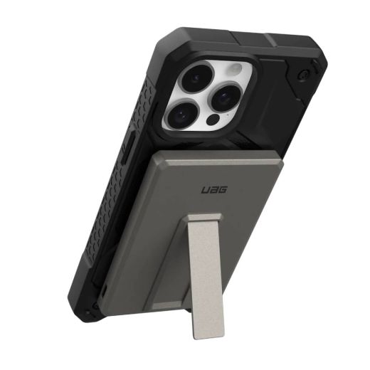 Повербанк с подставкой UAG SRGE Slim 5K Power Bank with Stand Titanium (9B4417113636)