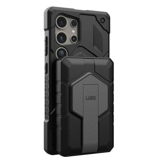Повербанк UAG SRGE Rugged 10K Wireless Power Bank With Stand Black/Grey (9B4411114030)