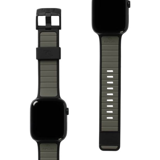 Ремінець UAG Rip Curl x UAG Torquay Black/Army для Apple Watch 49mm | 45mm | 44mm (194112R1404A)