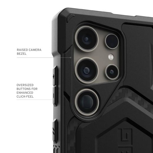 Противоударный чехол UAG Monarch Pro Carbon Fiber для Samsung Galaxy S24 Ultra (214416114242)