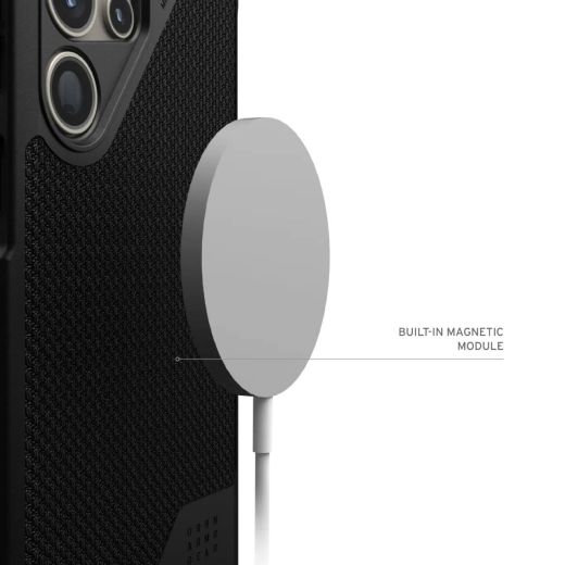 Противоударный чехол UAG Metropolis LT Kevlar Black для Samsung Galaxy S24 Ultra (214420113940)