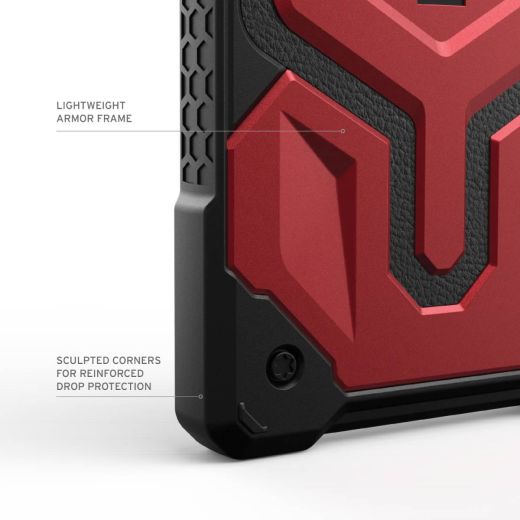 Противоударный чехол UAG Monarch Crimson для Samsung Galaxy S24 Ultra (214415119494)