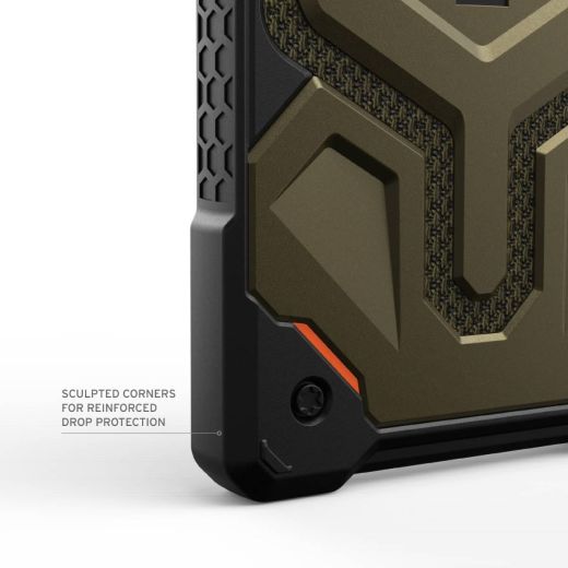 Противоударный чехол UAG Monarch Pro Kevlar Element Green для Samsung Galaxy S24 Ultra (21441611397B)