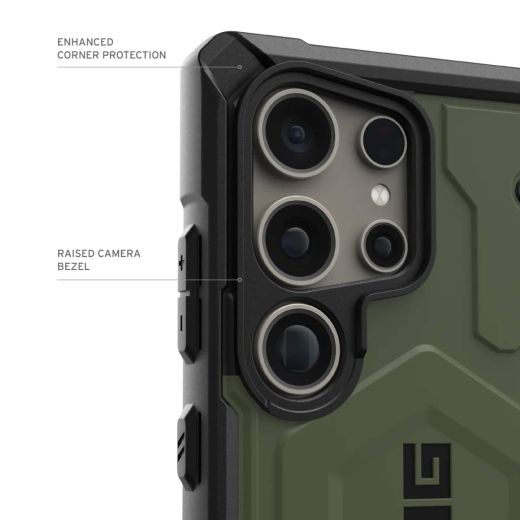 Противоударный чехол UAG Pathfinder Olive Drab для Samsung Galaxy S24 Ultra (214425117272)